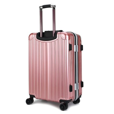 行李箱行李拉桿箱20寸 萬向輪女玫瑰金鋁框旅游箱子24寸男士商務旅行箱