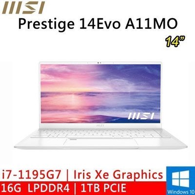 @Kelly筆電@Msi 微星 Prestige 14Evo A11MO-049TW 筆電 (全新直購)新上市