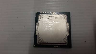 (台中) Intel CPU 1150 腳位 i3-4150 3.5GHZ 中古良品無風扇