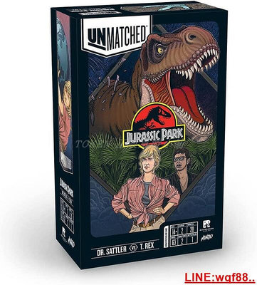 創客優品 Unmatched Jurassic Park Sattler vs. T-Rex ZY502