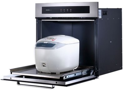 《日成》櫻花牌 嵌入式電器收納櫃 炊飯櫃 E3625 (不銹鋼托盤 .烤漆內框)