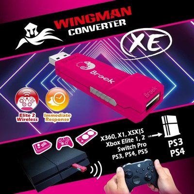 Brook Wingman XE 超級轉接器支援 Xbox One Elite 2 菁英手把二代轉PS4 PS5