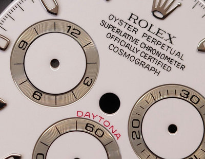 Rolex Daytona 116520 專用 白面 含六針組 白迪 迪通拿 116500 16520 116523 116519 116509參考