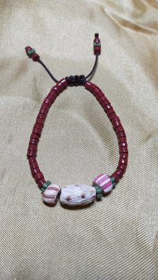 《馨玉精品舖》~老琉璃珠手串-2~ DIY串珠~西藏.印度.民俗風~適合做手鍊.項鍊.耳環~皮線皮繩可用