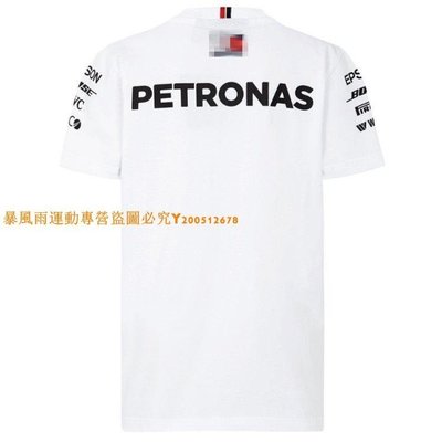 【熱賣精選】賽季新款F1梅賽德斯賓士AMG車隊賽車服短袖T恤F1衣服高爾夫-LK174236