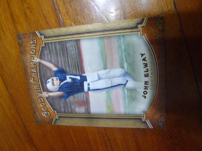 美式足球明星JOHN ELWAY復古畫卡一張~5元起標