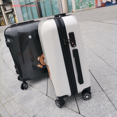 新款寶馬小熊行李箱男女pc商務登機拉桿萬向輪16寸20寸旅行箱禮品