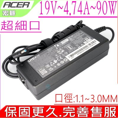 ACER 19V 4.74A 原裝細頭-宏碁 90W,SWIFT SFX14-41G,SFX16-51G,N20C12