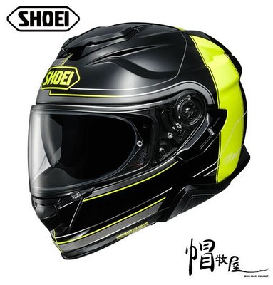【帽牧屋】日本 SHOEI GT-AIR II AFFAIR TC-3 全罩安全帽 公司貨 內置墨片 透氣 黑/黃