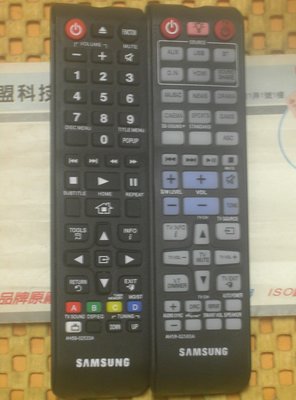 全新 SAMSUNG 三星 藍光DVD劇院音響遙控器 HT-E550 HT-H5500 HT-J4100 HW-F450
