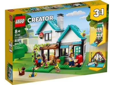 積木總動員 LEGO 31139 Creator創意百變系列3合1 溫馨小屋 外盒:38*26*7cm 808p