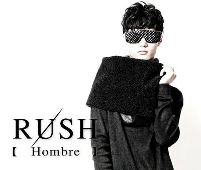 RUSH Hombre (韓國空運) 正韓貨 超長大翻折麂皮領側扣長袖上衣 (原價2380)