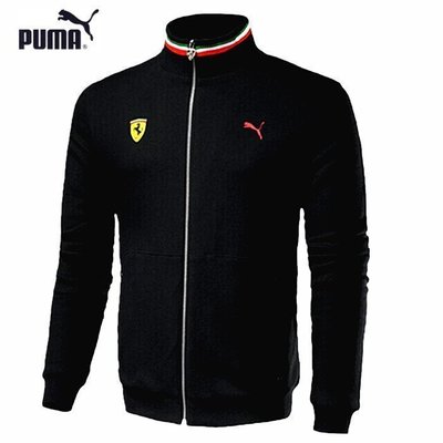 Ferrari法拉利 正品彪馬PUMA法拉利運動衛衣 運動修身男款立領運動外套 套頭上衣 拉鏈衛衣外套夾