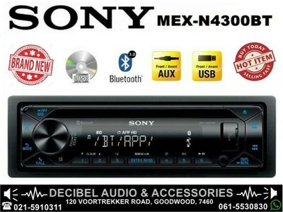 SONY MEX-N4300BT CD/AUX/USB/IPOD/雙藍芽 音響主機
