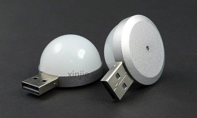 《信捷戶外》【B27】創意 半球型 LED USB燈 行動電源燈 小夜燈 小檯燈 電腦燈 露營燈