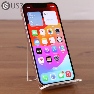 【US3C-板橋店】公司貨 Apple iPhone 13 mini 128G 5.4吋 粉紅色 A15晶片 5G手機 無線充電 UCare店保6個月
