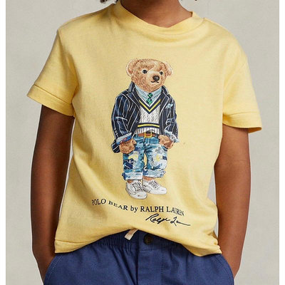 【潮人衣櫃】Polo  男小童熊熊短袖上衣  RL熊  polo bear polo熊