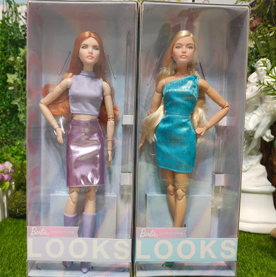 收藏型芭比娃娃Barbie Looks第四輯#20、#23/超級可動關節體/瑜伽體/全新現貨