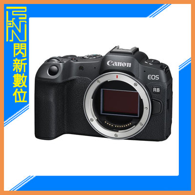 ☆閃新☆活動回函送好禮~Canon EOS R8 單機身 輕巧 全片幅 相機 6K錄製 (公司貨)