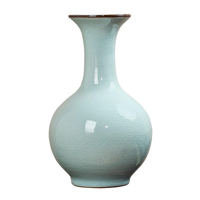 景德鎮陶瓷花瓶擺件仿古瓷器插花復古中式現代簡約客廳家居裝飾品