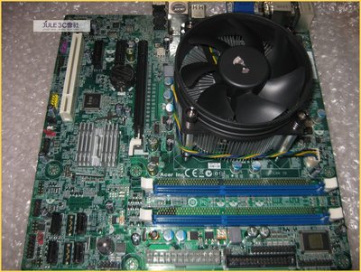 JULE 3C會社-宏碁Acer H61H2-AM H61/DDR3/商用/庫存品/送G620 CPU/MATX 主機板