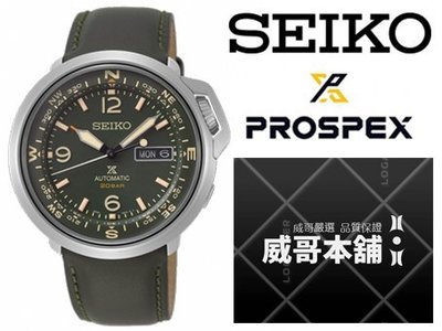 【威哥本舖】日本SEIKO全新原廠貨【附原廠盒】 SRPD33J1 PROSPEX系列 牛皮錶帶機械錶