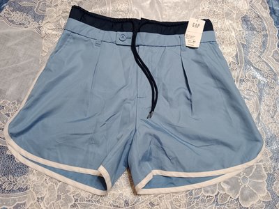 全新1999 【唯美良品】GAP  藍色運動型短褲 ~ W816-6545  歐碼XS大約M號.