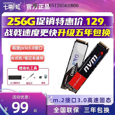 移動硬盤七彩虹CN600 128G 256G臺式機筆記本M.2 NVME高速電腦固態硬盤SSD固態硬盤