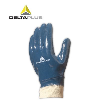 《工安READY購》201155 代爾塔DELTA 重型丁晴全塗層手套 CE認證 耐油性 耐磨 油膩環境 12雙