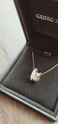 Georg Jensen 喬治傑生 Fusion系列 K金鑽石項鍊 購自專櫃全新品