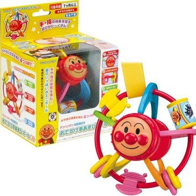 【Wendy Kids】日本正版 麵包超人 嬰兒 圓形手感 抓握 玩具