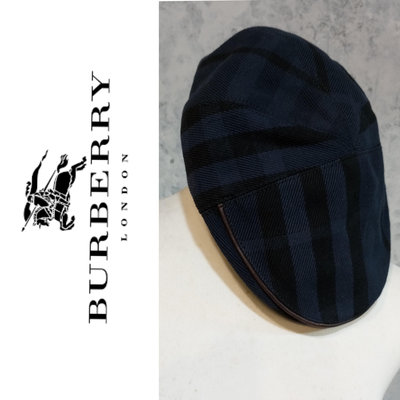 【皮老闆二店】 二手真品 BURBERRY 帽子 男用帽 女用帽 精品帽  馬其頓製 J120