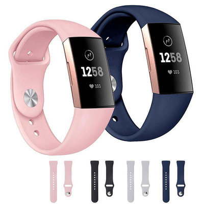 fitbit charge 3 錶帶 charge3 矽膠錶帶 fitbit charge 4 表帶 charLT8