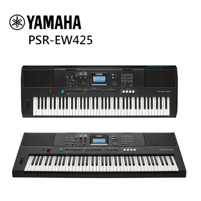 小叮噹的店 - Yamaha 山葉 PSR-EW425 76鍵 電子琴 附譜板 公司貨