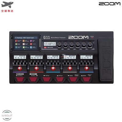 ZOOM 日本 G11 電吉他 綜合 數位 效果器 觸控式螢幕 旗艦級 集成式踏板控制