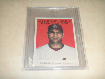 美國職棒 Cardinals Albert Pujols 2004 Topps Cracker Jack Mini球員卡