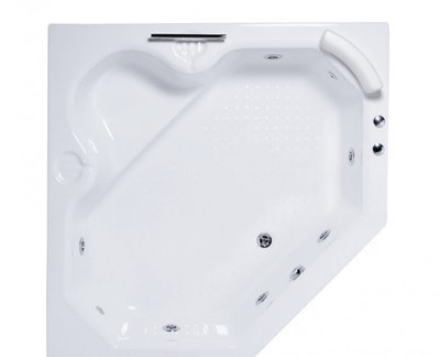 御舍精品衛浴 BATHTUB WORLD 五角形 崁入式 浴缸 按摩缸140/150公分 W-H-505