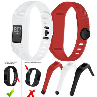 Garmin佳明vivofit3錶帶腕帶智能手環 手錶替換腕帶 硅膠按扣錶帶 手錶配件