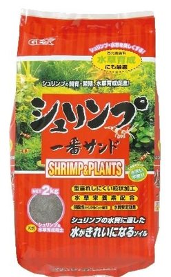 《魚趣館》日本GEX五味 水晶蝦.水草活性底床/黑土 2kg ~免運費