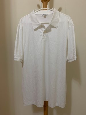 衣市藍~Calvin Klein 短袖POLO衫 (L~白色~) (210719)