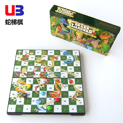 【Ubon】磁性蛇梯棋 桌上遊戲