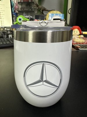 賓士精品 Mercedes Benz 高質感金屬輕量化水杯/保溫杯/隨身杯 AMG