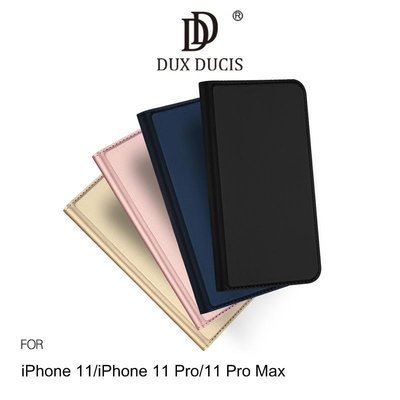 *Phone寶*DUX DUCIS iPhone 11 Pro/11 Pro Max 奢華簡約側翻皮套 站立 可插卡 保