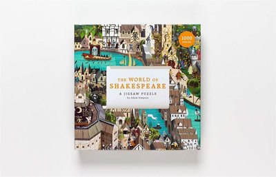 英國Laurence King Publishing拼圖 The World of Shakespeare莎士比亞的世界