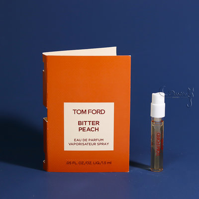 Tom Ford  蜜桃狂想 BITTER PEACH 中性淡香精 1.5ml 全新 試管香水 可噴式