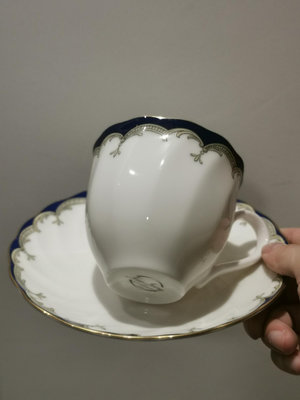 #咖啡杯 日本回流vintage豪雅hoya螺紋咖啡杯紅茶杯4615