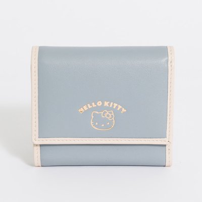雨傘牌 包包【永和維娜】Kitty 聯名 皮夾 真皮 短夾 Fresh系列 藍色 431-0401-50-2