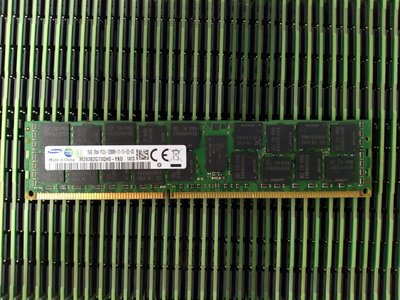 三星原廠16G DDR3 2RX4 1600 ECC REG PC3-10600R X79伺服器記憶體