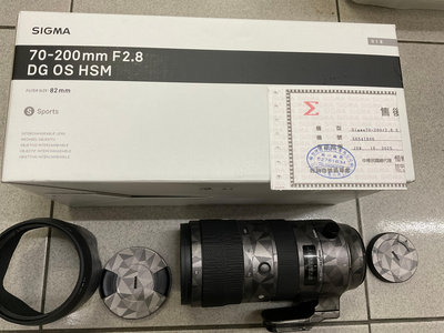 [保固中][高雄明豐] 公司貨 Sigma 70-200mm F2.8 DG OS HSM Sports for Canon