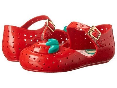 現貨 美國帶回 Mini melissa 女童香香草莓紅色果凍鞋 巴西專櫃正品 USA6 嬰兒鞋